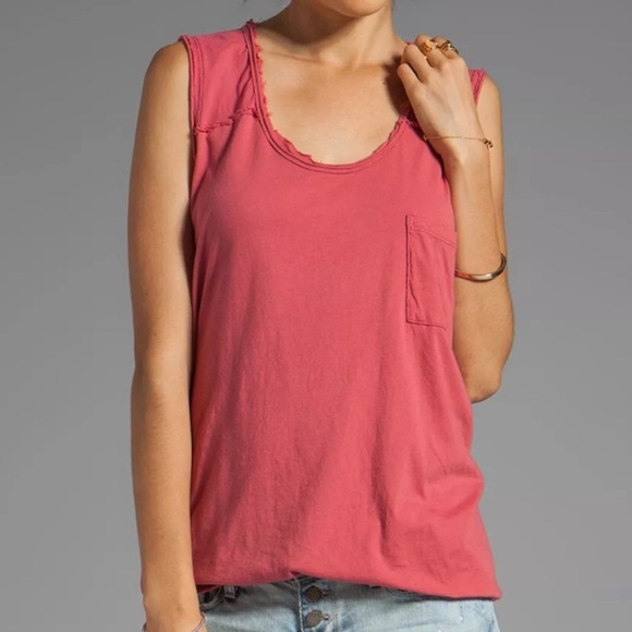 WE THE FREE PEOPLE ROUND THE WORLD OVERSIZED TEE SHIRT TANK TOP Size M - Picture 3 of 8